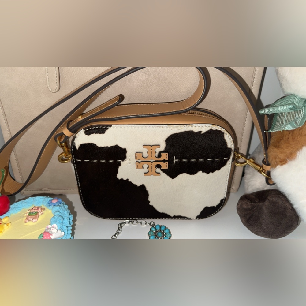 Tory Burch cow hide crossbody bag